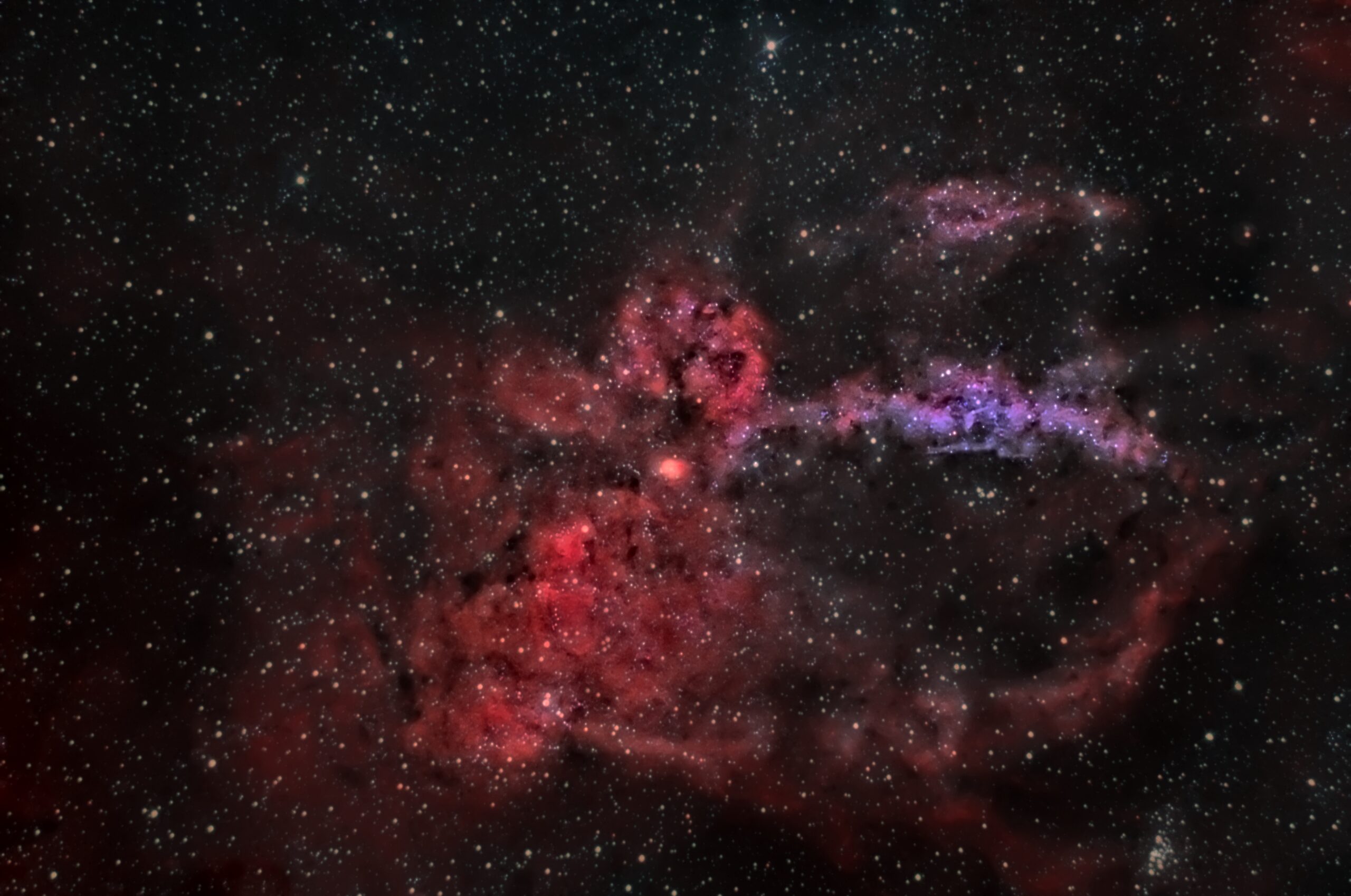 Sh2-157 – Lobster Claw nebula