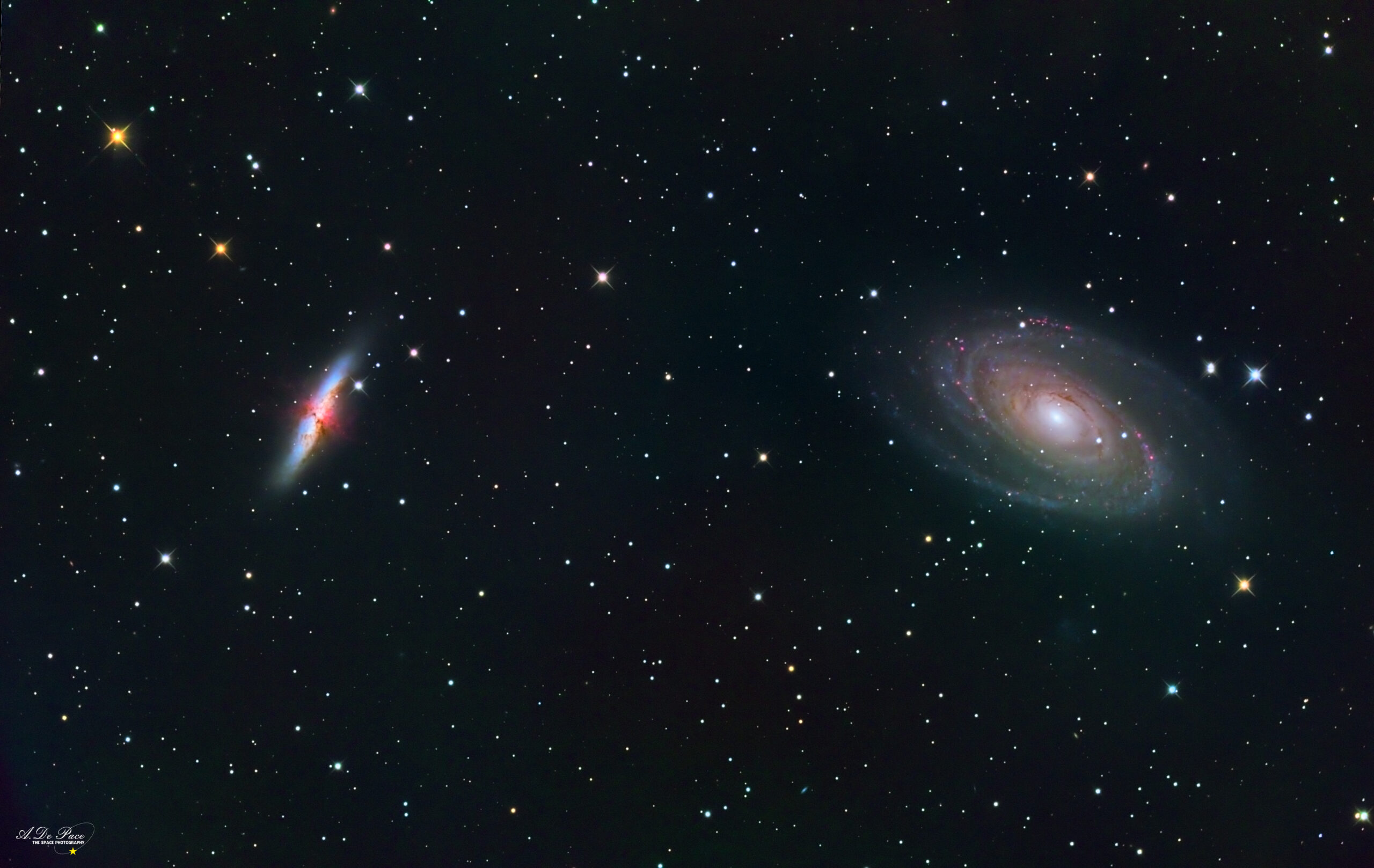 galassie di Bode M81 e M82