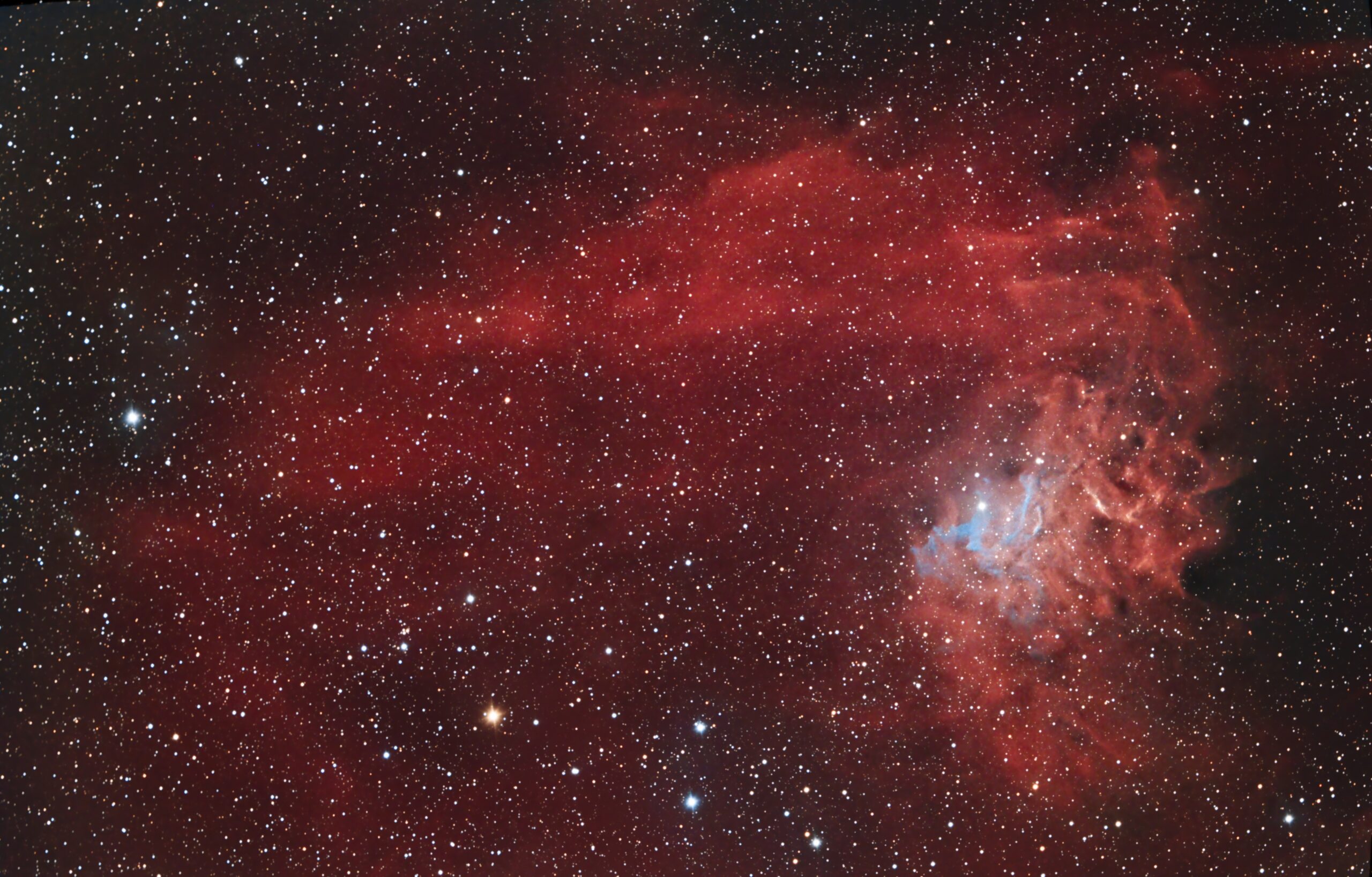SH2-229  IC 405  – Nebulosa stella fiammeggiante