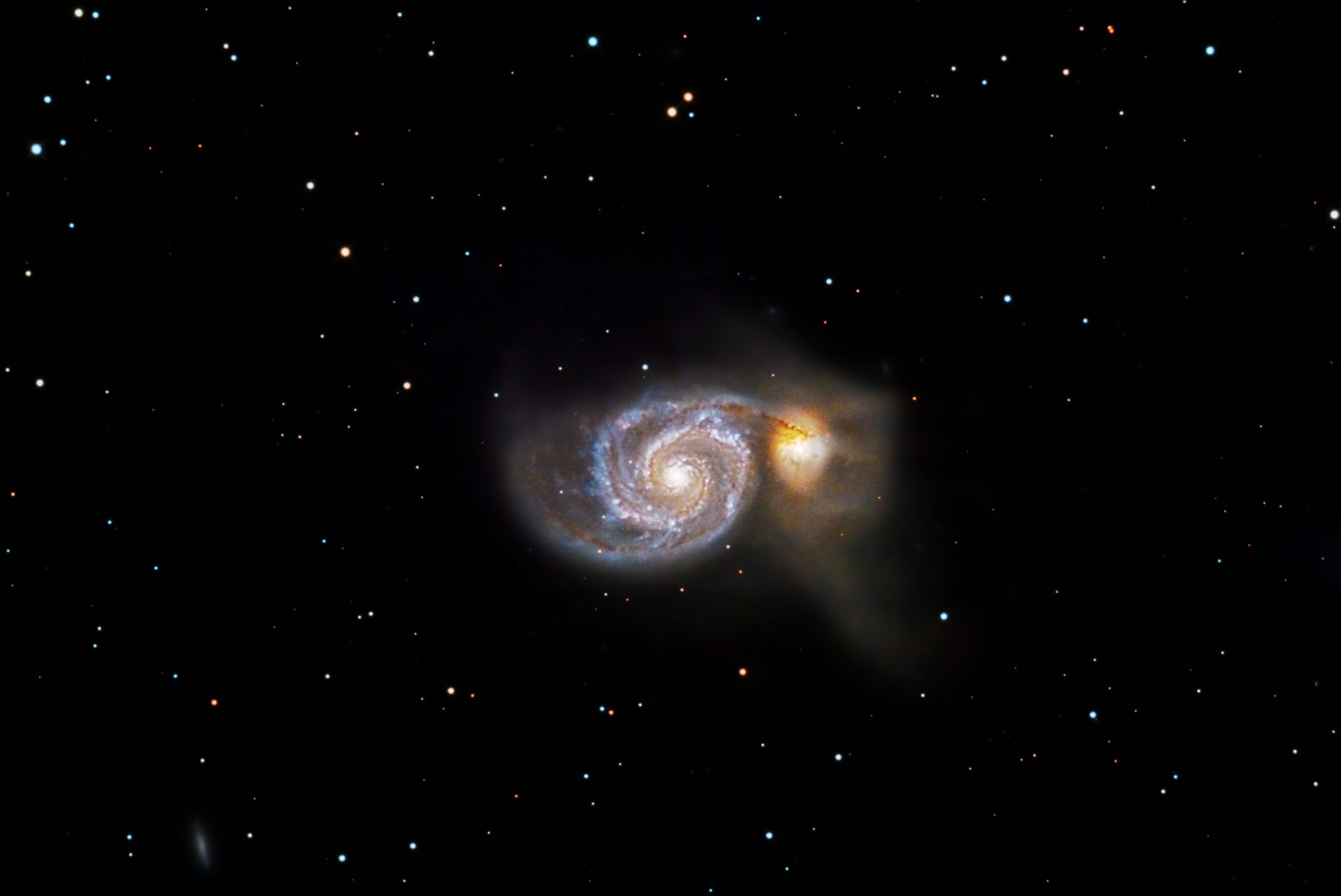 M51 – NGC 5194        galassia vortice