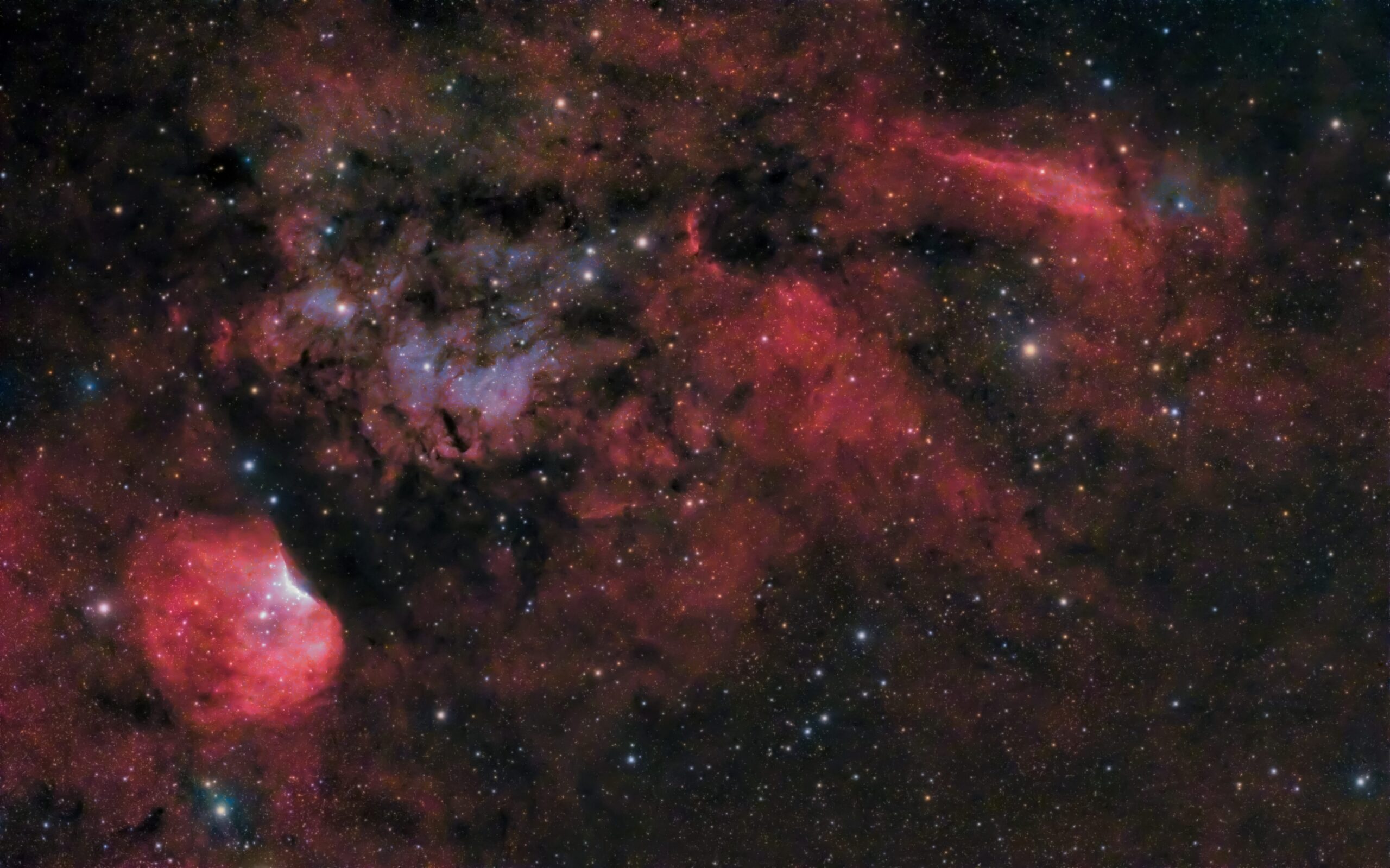 Sh2-140, Sh2-145 e Sh2-150 – Tra le nubi di Cefeo