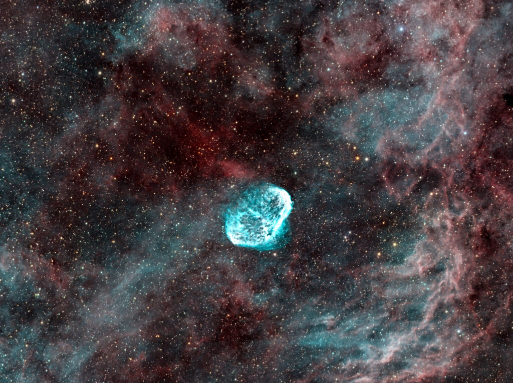 dettaglio Nel cuore del Cigno – tra Crescent, Sadr e le nubi della Via Lattea