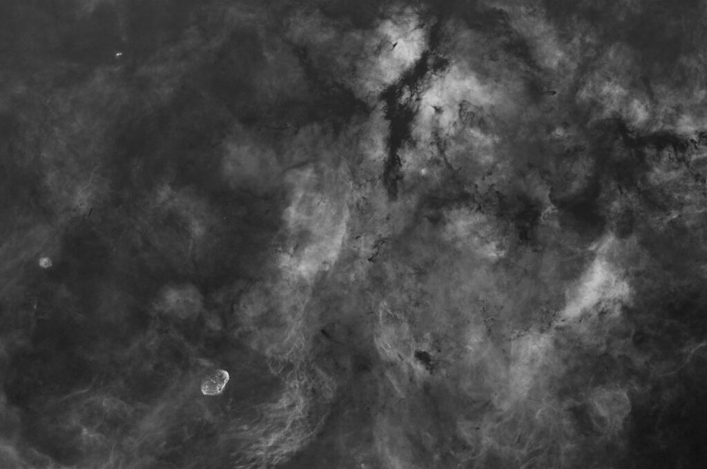 nubi di Nel cuore del Cigno – tra Crescent, Sadr e le nubi della Via Lattea