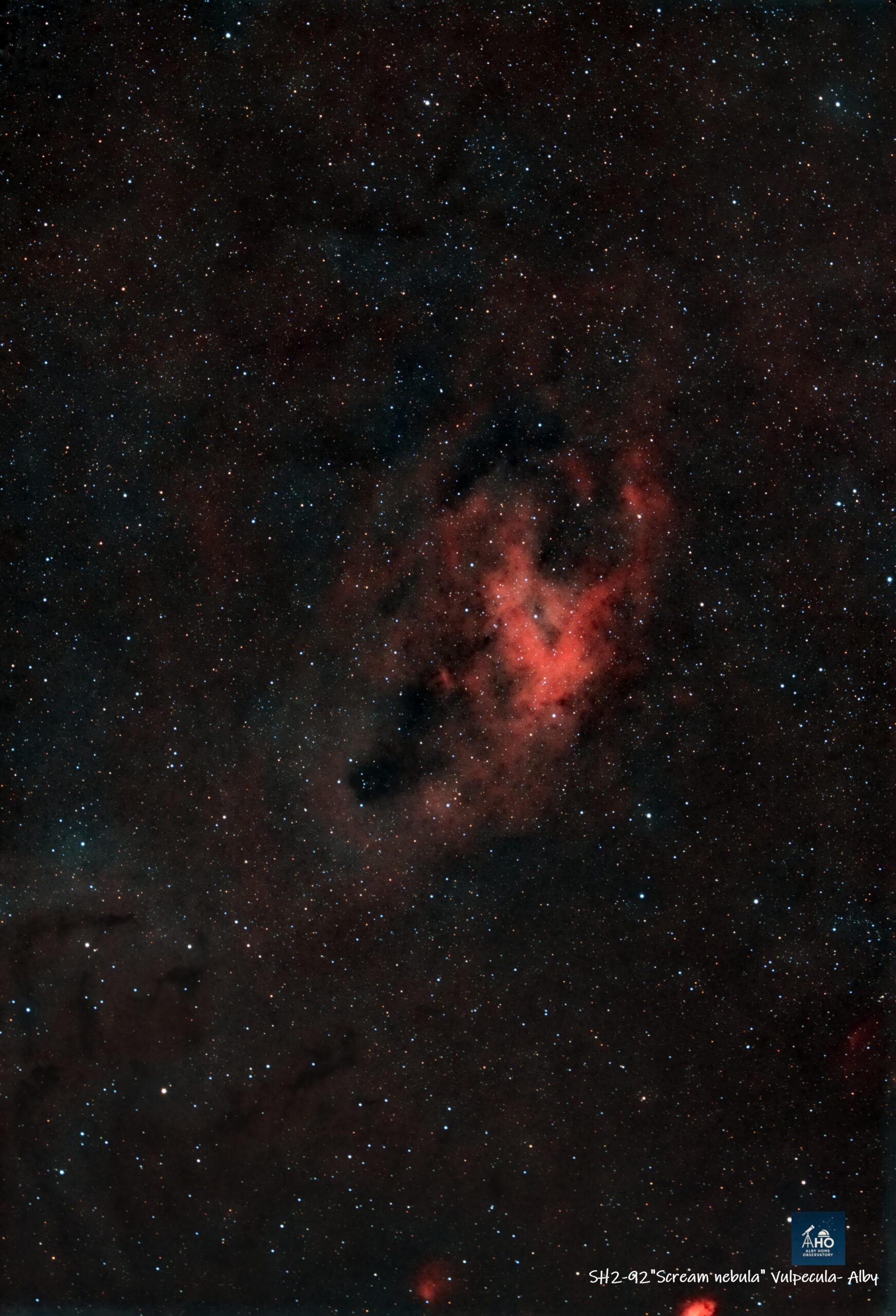 SH2-92 “Scream nebula”
